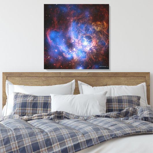 NGC 604 CANVAS AFDRUK (Insitu (Slaapkamer))
