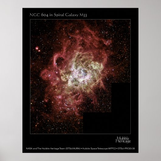 NGC 604 POSTER (Voorkant)