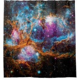 NGC 6357 Stervormingsgebied Kleurrijke Ruimte Foto Douchegordijn