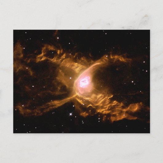 NGC 6537, de rode spinnebula in Sagittarius Briefkaart (Voorkant)