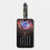 NGC 6543: De oogverneveling van de kat Bagagelabel (Achterkant verticaal)