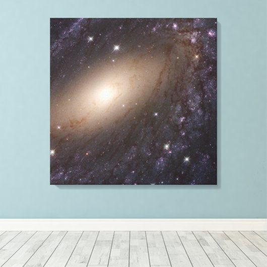 NGC 6744, op 30 miljoen lichtjaar afstand. Canvas Afdruk (Insitu (Houten vloer))