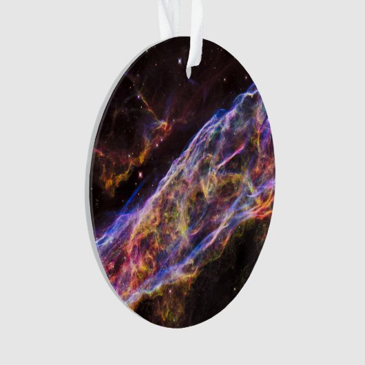 NGC 6960, de bezemnevel van de heks. Ornament (voorkant)