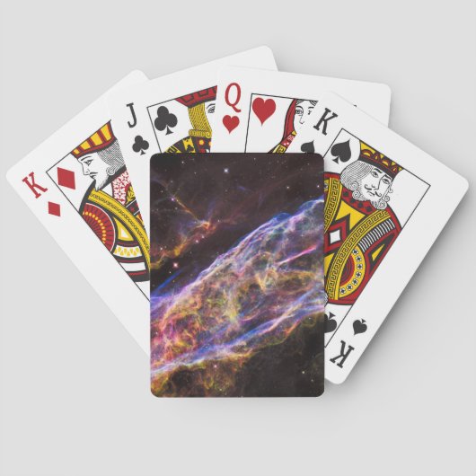 NGC 6960, de bezemnevel van de heks. Pokerkaarten (Achterkant)