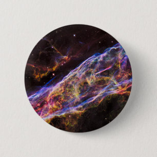 NGC 6960, de bezemnevel van de heks. Ronde Button 5,7 Cm