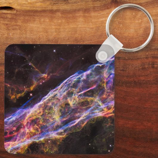 NGC 6960, de bezemnevel van de heks. Sleutelhanger (Achterkant)
