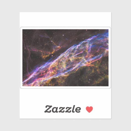 NGC 6960, de bezemnevel van de heks. Sticker (Vel)