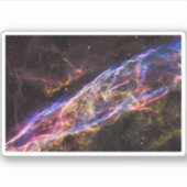 NGC 6960, de bezemnevel van de heks. Sticker (Voorkant)