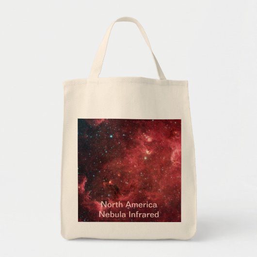 NGC 7000 Noord-Amerika Nebula Infrarood NASA Foto Tote Bag (Voorkant)