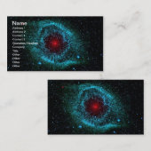 NGC 7293 De NASA van Helix Nebula Visitekaartje (Voorkant / Achterkant)