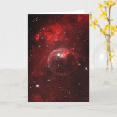 NGC 7635 Bubble Nebula Cassiopeia Kaart (Gele Bloem)