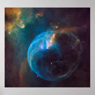 NGC 7635 - De bubbelnevel Poster