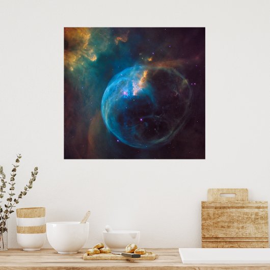 NGC 7635 - De bubbelnevel Poster (Keuken)