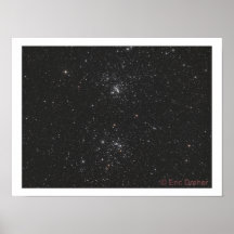 NGC 869 en NGC 884 van Eric Dreher