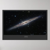 NGC-891 Spiral Galaxy Poster (Voorkant)
