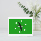Ngchesar Flag Briefkaart (Staand voorkant)