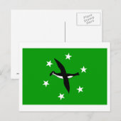 Ngchesar Flag Briefkaart (Voorkant / Achterkant)