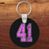 Nge Nk And Nk Number 41 Jersey Player Uniform #41 Sleutelhanger (Voorkant)