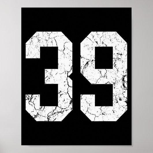 Nge White Number &#;  Jersey Uniform Player Fan  Poster (Voorkant)