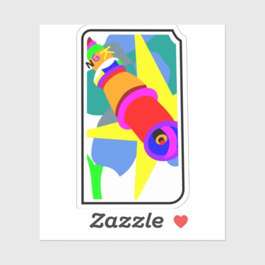 "NGKFLOWER" Sticker (Vel)