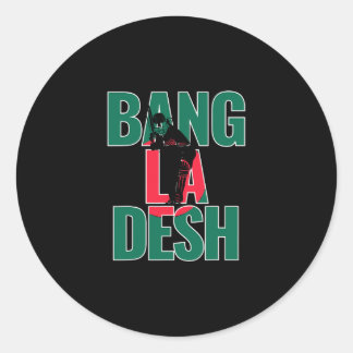 Ngladesh Cricket Ngladeshi Fans Jersey Ronde Sticker
