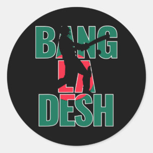 Ngladesh Cricket Ngladeshse Fans Jersey 3 Ronde Sticker