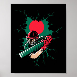 Ngladesh Cricket T Shirt Gift For Ngladeshi Fans Poster
