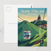 Ngong Ping 360 Hong Kong Briefkaart (Voorkant / Achterkant)