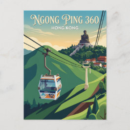 Ngong Ping 360 Hong Kong Briefkaart