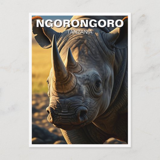 Ngorongoro Crater Tanzania Briefkaart (Voorkant)