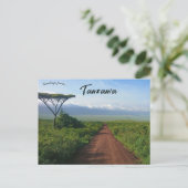 Ngorongoro-krater Tanzania Briefkaart (Staand voorkant)