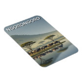 Ngorongoro Tanzania Gnu Magneet (Rechterzijde)