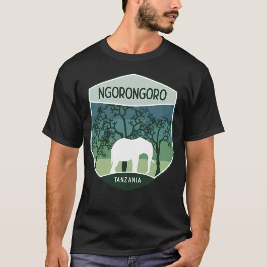 Ngorongoro Tanzania T-shirt (Voorkant)
