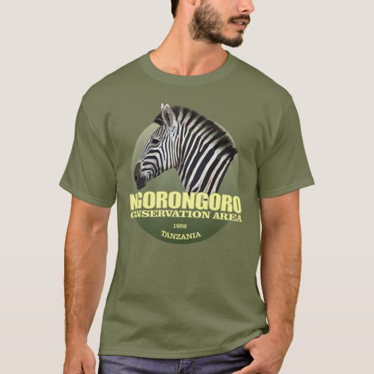 Ngorongoro (zebra) WT T-shirt (Voorkant)
