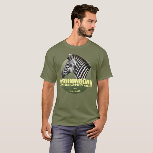 Ngorongoro (zebra) WT T-shirt (Voorkant volledig)