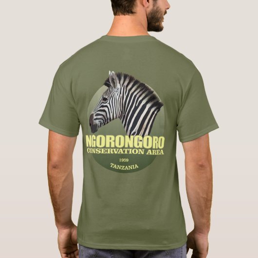 Ngorongoro (zebra) WT T-shirt (Achterkant)