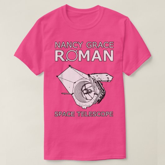 NGRST Nancy Grace Roman Space Telescope sketch (wh T-shirt (Design voorkant)