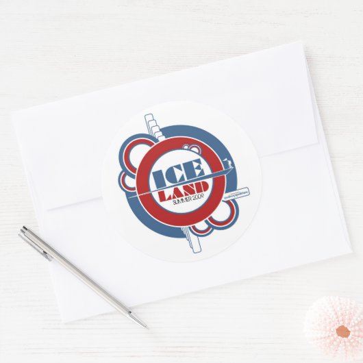 NGSE IJsland 2009 Stickers (Envelop)