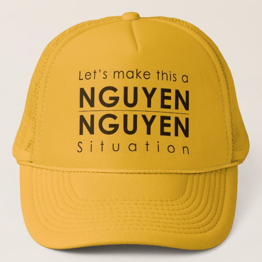 Nguyen / Nguyen Situatieveer Hat Trucker Pet (Voorkant)