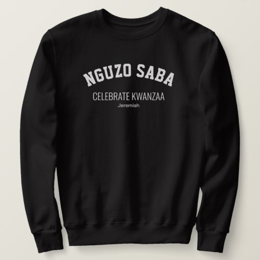 NGUZO SABA vieren Kwanzaa Trui (Design voorkant)