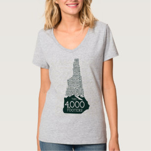 NH 4000 Footers, dames V-Neck T-Shirt