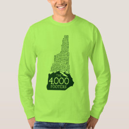 NH 4000 Footers lange T-shirt (groen Logo)
