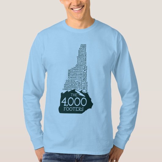 NH 4000 Footers lange T-shirt (groen Logo) (Voorkant)