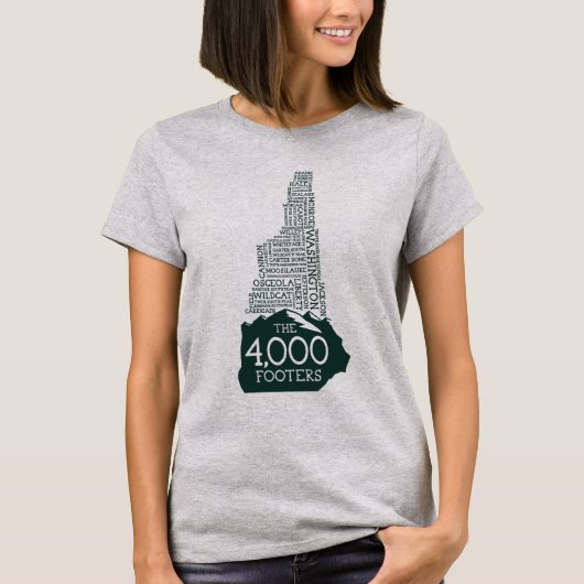 NH 4000 Footers T-Shirt voor vrouwen (Voorkant)