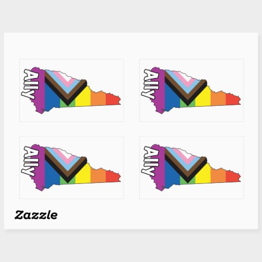 NH Ally Rechthoekige Sticker (Vel)