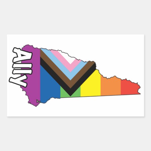 NH Ally Rechthoekige Sticker (Voorkant)