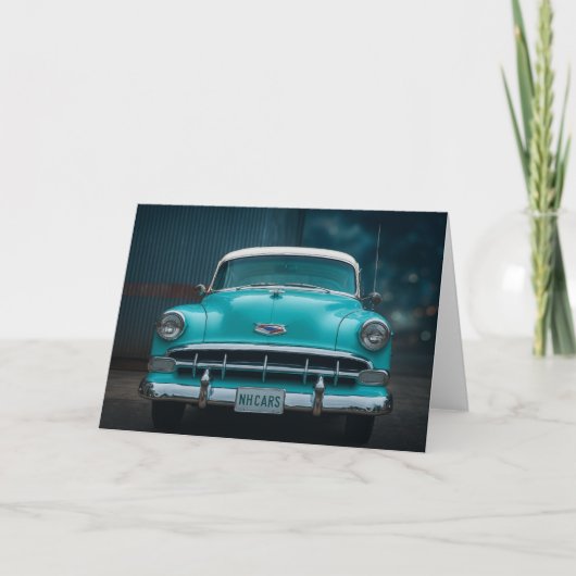 NH Antiek/Classic Cars Blank Groet Kaart (Voorkant)