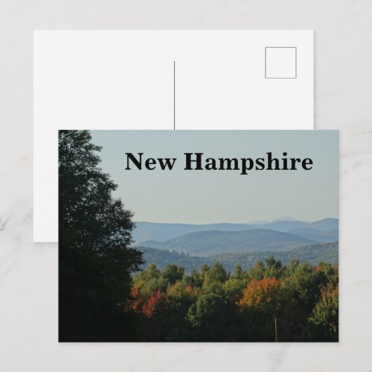 NH bergketen, bergachtig uitzicht, Briefkaart (Voorkant / Achterkant)