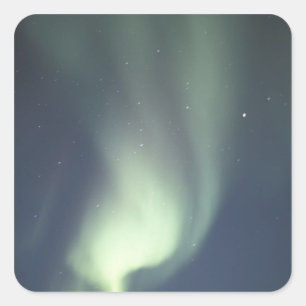 NH, Canada, Manitoba, Churchill Noorderlicht, Vierkante Sticker