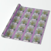 NH Grass Vase Wrapping Paper Cadeaupapier (Uitgerold)